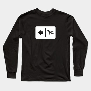 Airport Sign Long Sleeve T-Shirt